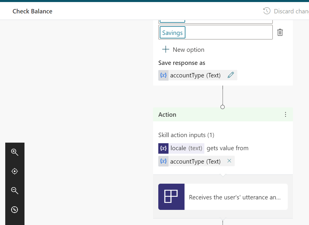 Check Balance Topic for Power Virtual Agent