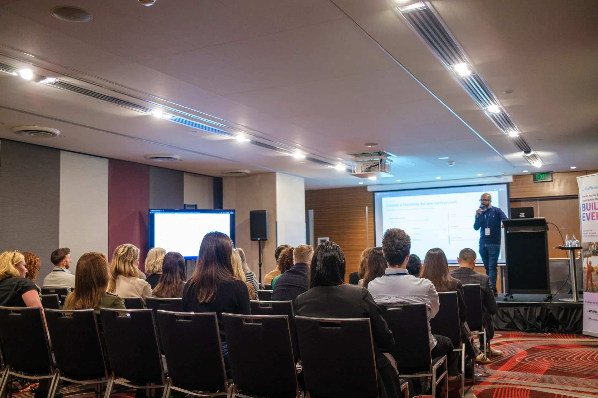 Arafat Tehsin speaking at Staffbase EXchange Sydney